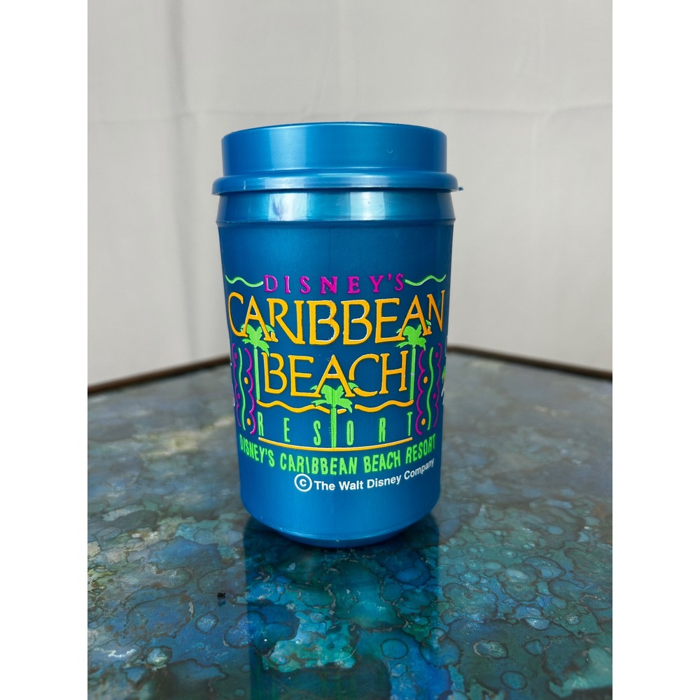 Vintage Disney Caribbean Beach Resort Aladdin Insulated Mug Thermos